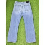 NoEnd Denim Kick Flare Jeans Women's 29 Blue Light Wash High Rise Made in USA Photo 9