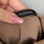 Goldsign Tan Ruched Bodysuit Photo 5