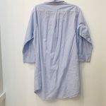 Ralph Lauren Lauren ® Blue white Stripe Sleepshirt sz small. Photo 3