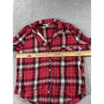 Victoria's Secret Victoria’s Secret‎ Pajama Shirt Women Medium Plaid Long Sleeve Button Up Lounge Photo 3