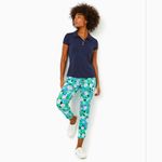 Lilly Pulitzer Luxletic Corso Pant UPF 50+ Spearmint Golf Till You Drop Size 4 Photo 11
