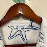 Beach Button Front Cover Up White Size M Photo 2