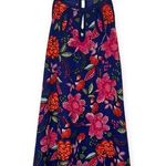 PaperMoon Anthropologie Floral Halter Flowy Tank Top Blouse Photo 0