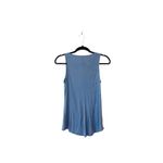 Maurice's 24/7 Periwinkle Blue Keyhole Knot Front Tank Top Photo 5