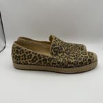 Stuart Weitzman  Leopard Espadrille Flats Shoes Women's Size 7.5M Photo 2