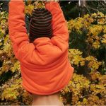 Free People Movement New Renegade Fleece puffer jacket orange Sz Large Photo 2