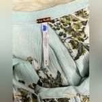 Free People Tree Swing Tunic dress in Mint Green floral sz Medium Photo 3