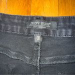 Judy Blue  DRESS ME UP HIGH WAIST BUTTON FLY JEAN SHORTS BLACK SIZE 31 Photo 3