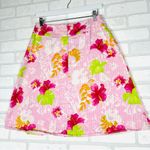 Relativity 🌺 Womens Skirt Shades of Pink Floral Hippie Boho Feminine Size 10 Photo 6