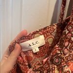 ALC Frank ALC Amina Asymmetrical Printed Georgette Halterneck midi dress Photo 4