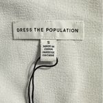 Dress the Population  Tiffany Midi Dress Women's Small White One-Shoulder NWOT Photo 6