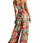 Farm Rio Multicolor Cutout Halter Jumpsuit Size Small Style 4123952480002 248.00 Photo 1