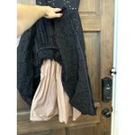 CROSBY by Mollie Burch  Lace Patterened Black Midi Dress Size XS Photo 2