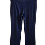 George Stripes Pull On Straight Leg Classic Dress Pants Stretch Blue Size XL Photo 1