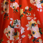 Lush Clothing Lush Orange Floral Romper Photo 3