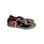 Vans Women’s Tropical Palm Print Canvas Sneakers Size 8 Photo 4