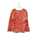 J.Crew NWT  Long-sleeve ramie tunic top in painted block print M Photo 5