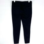 Bisou Bisou Michele Bohbot Womens Skinny Jeans Black with Gold Embroidery Size 4 Photo 3