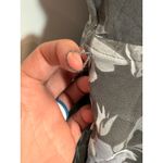 American Eagle  Outfitters Gray Floral Ruffle Tiered Mini Dress Women's Small 4 Photo 4