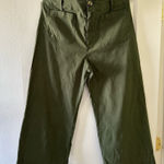 Anthropologie The Colette Linen Blend Crop Wide-Leg Pants by Maeve Green 32 Photo 0