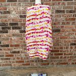 Anthropologie  Pink and Yellow Kimono with Balloon Sleeves OS/Excellent condition Photo 7
