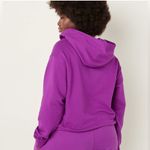 PINK - Victoria's Secret Victoria's Secret Pink Fleece Cropped Cinched Campus Sweatshirt Hoodie NWT Photo 8