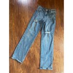 Judy Blue Roughin It Mid Rise Distressed Dad Jeans Denim Size 3/26 Photo 3