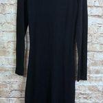 Jonathan Simkhai Black Sheer Back Midi Sweater Dress Size Small Photo 0