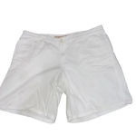 Vintage‎ America Jeans Mid Rise Bermuda Shorts 14 White Photo 2