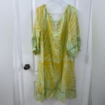 Johnny Was  Women's Yellow X Amanda Bond Emilia Midi Dress (Size M/L) Photo 5