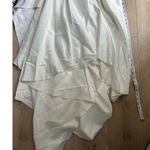 Beautiful Strapless Fit & Flare Wedding Dress + Veil Size XS White Photo 9