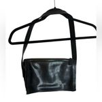 Francesco Biasia Black Leather Pocket Handbag Photo 2