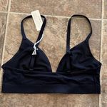 Aerie SMOOTHEZ Mesh Bralette True Black Size Small Photo 7