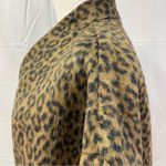 Old Navy Leopard Print Long Line Coat Textured Jacquard Small tall Mobwife New Photo 7
