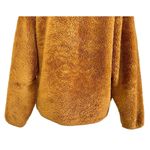 Victoria’s Secret PINK Plush Teddy Full Zip Mock Neck Oversized Sherpa Jacket M Brown Size M Photo 4
