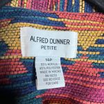 Vintage textured colorful aztec western print jacket Blue Size 14P Photo 2