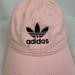 Adidas Trefoil Logo Pink Cotton Baseball Cap Adjustable Strap Streetwear Casual Photo 1