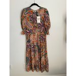 Tyler‎ Boe Silk Midi dress NWT size small Purple Photo 2