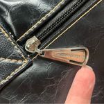 Country Road Purse Black Faux Leather Turquoise Cowgirl Western Rhinestone Studs Photo 9