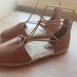 Eileen Fisher beige Lace Suede Espadrille size 6.5 Photo 1