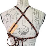 Kona Sol  Black & Brown Bikini Swimsuit Top Size Small 4/6 Photo 1