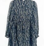 Lilly Pulitzer Winona Silk Swing Dress - Onyx Fish Clip Gold Chiffon XS NWT Photo 5