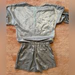 Very J Satin with sparkles rompers Photo 3