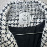 Lili Sidonio Houndstooth Blazer Fringe Trim Women's Jacket preppy care academia Black Size L Photo 5