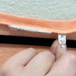 Soft Surroundings Coral Peach 3/4 Sleeve V-Neck Casual T-Shirt Tunic Size Medium Photo 3