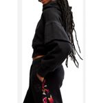 NWT FREE PEOPLE MOVEMENT SNOW FLOW‎ HOODIE, SIZE XS Black Photo 5