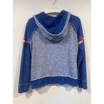 Women’s Majestic NFL New York Giants Distressed Zip Up Hoodie M Blue Size M Photo 4