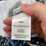 Joie  floral print cropped Crewneck sweatshirt with thumb holes size L Photo 9