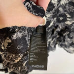 Free People NEW These Dreams Black Floral mini Long Sleeve Dress Size Small Photo 12