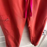 FIGS  Orange and Pink Jogger Pants Photo 3